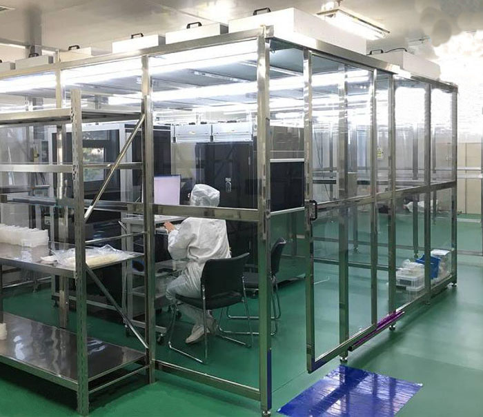 风淋室、传递窗、洁净棚、洁净工作台搭配效果图 风淋室、传递窗、洁净棚、洁净工作台搭配效果图