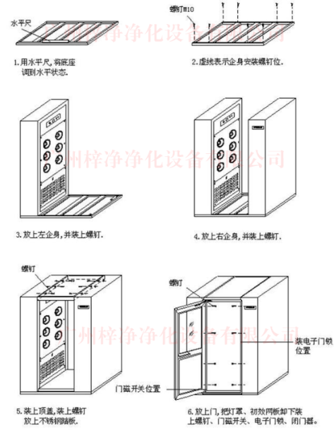 全不锈钢风淋室安装顺序